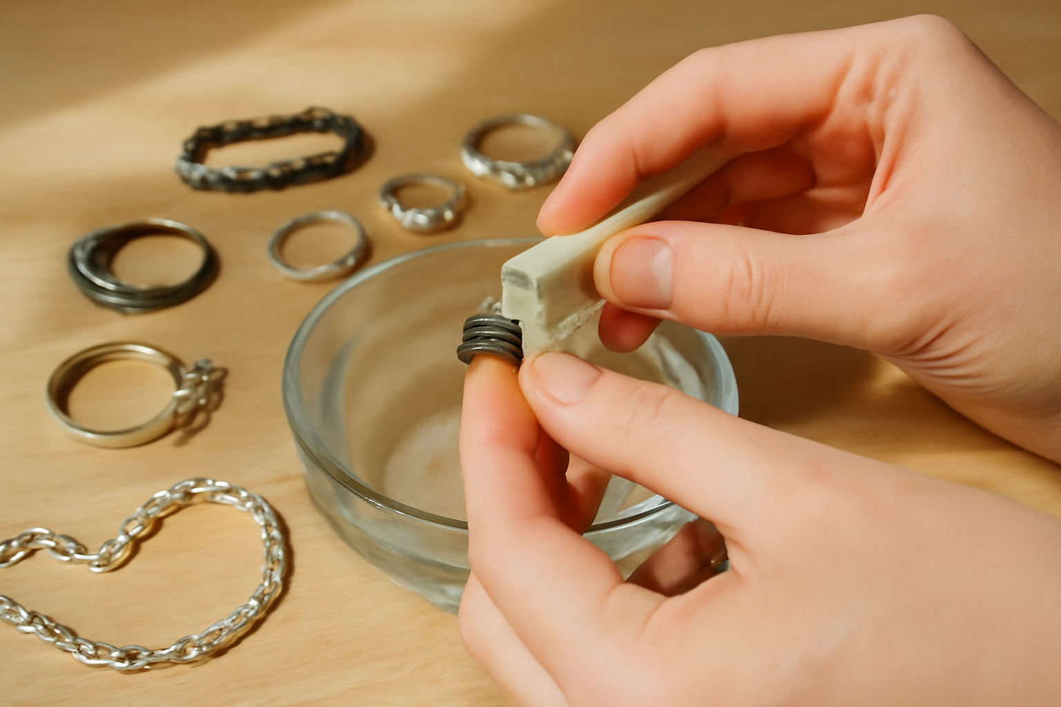 Comment nettoyer des bijoux qui ont noirci ?