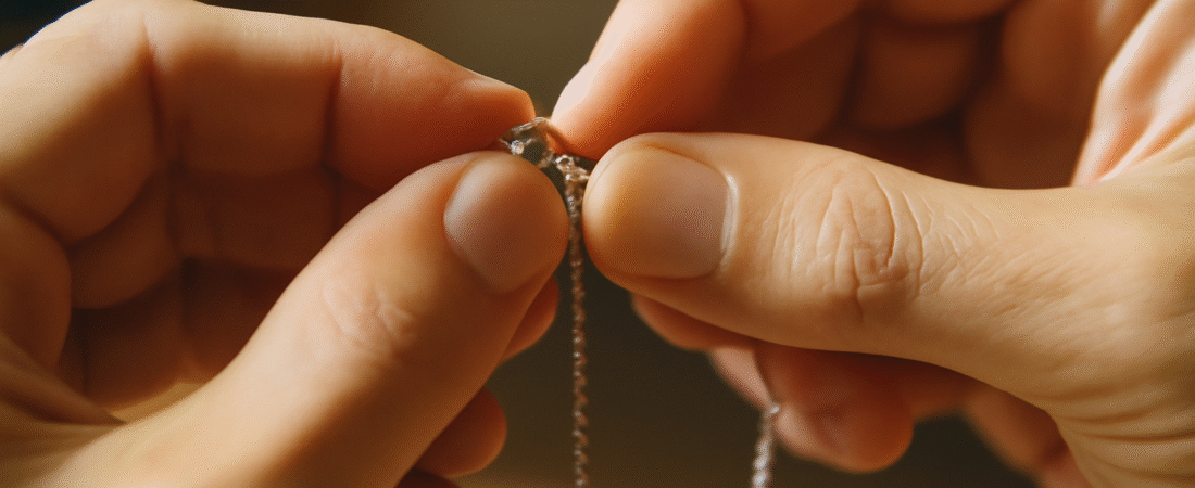 Comment enlever un nœud sur une chaine sans l’abîmer ?