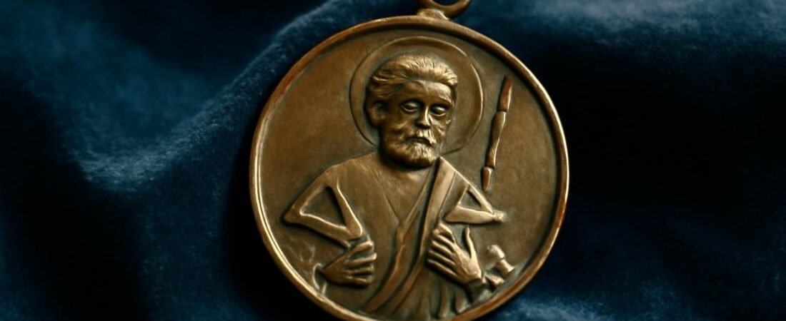 Médaille de Saint Thomas (apôtre) : symboles et signification