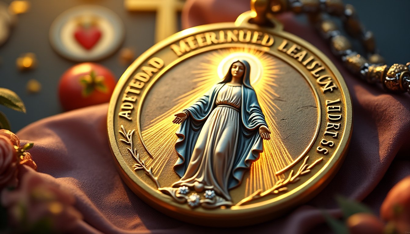 découvrez l'histoire fascinante de la médaille miraculeuse et explorez la signification profonde de ce symbole de foi et de protection.