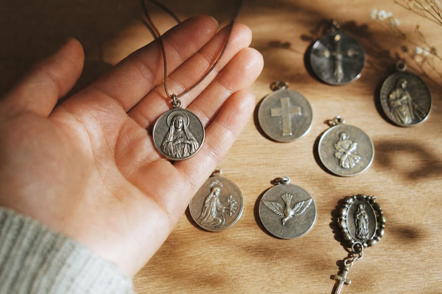 Comment choisir le symbole sur une médaille religieuse ?